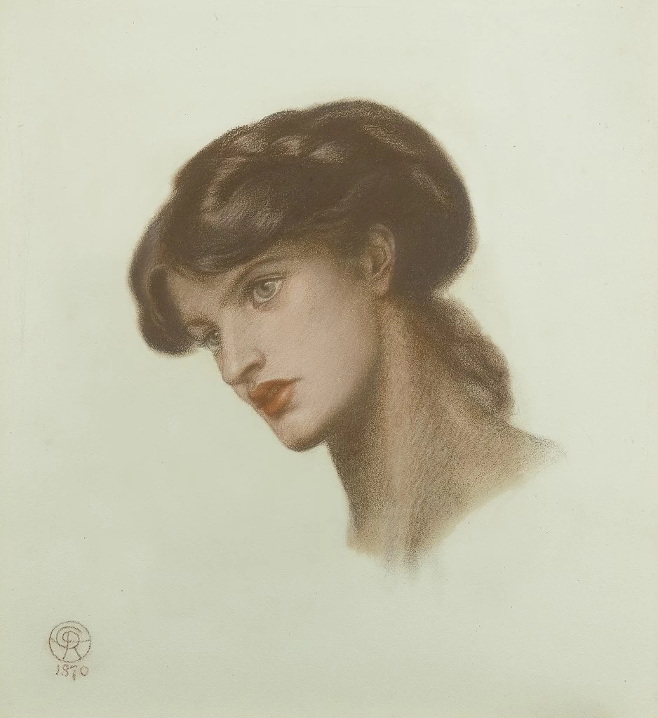 Studio per Il sogno di Dante - Marie Spartali 1